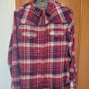 Jachs Girlfriend snap front shirt, sz Medium